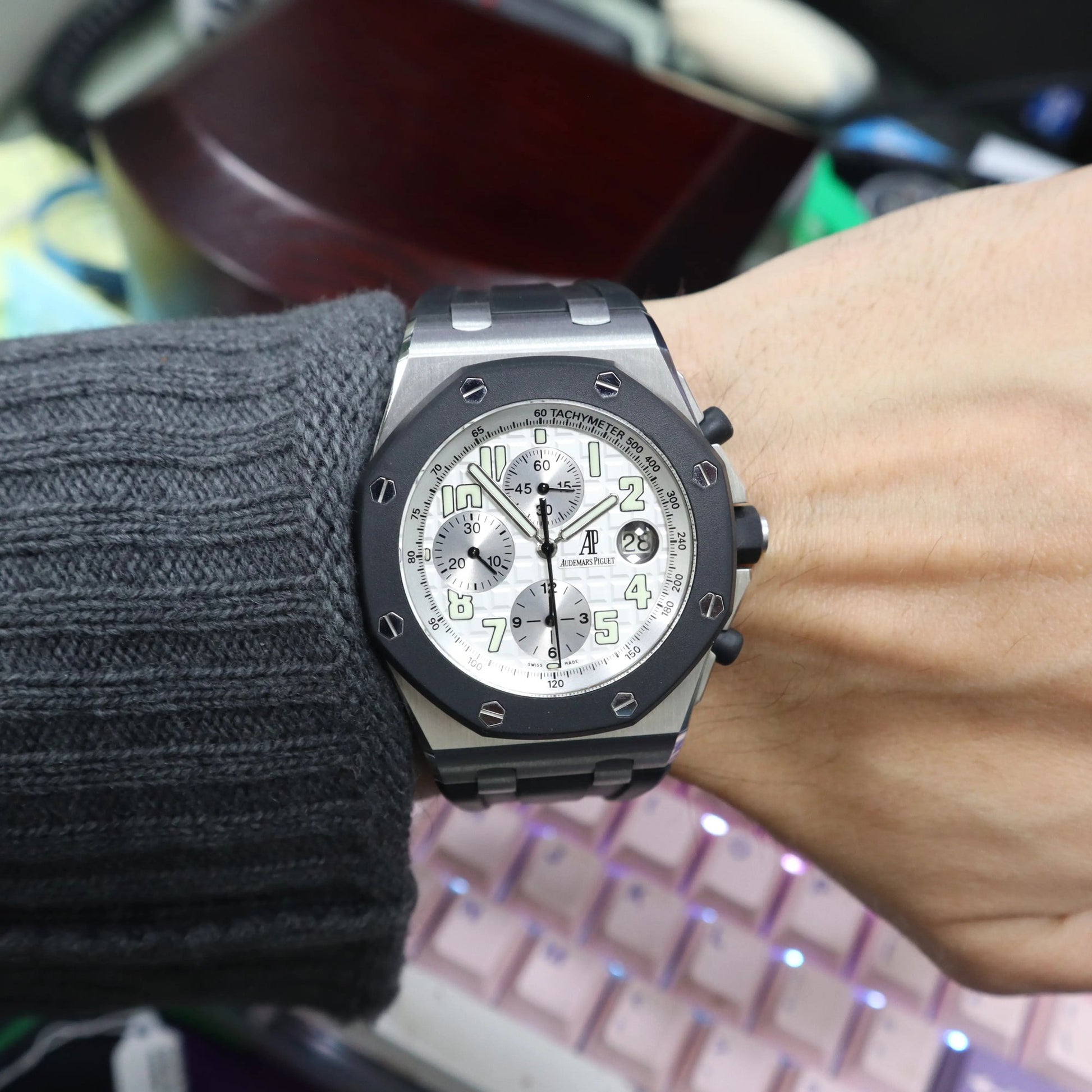 2nd image of Audemars Piguet Audemars Piguet Royal Oak Offshore Wristwatch, PreOwned condition