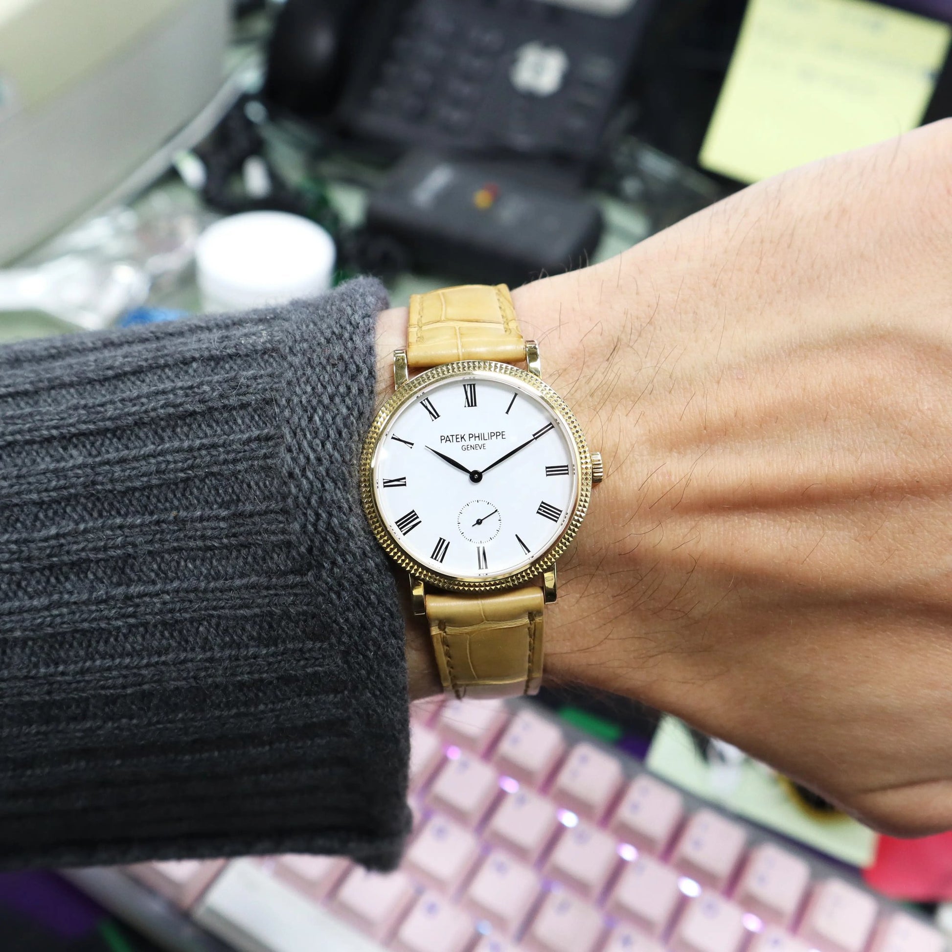 2nd image of Patek Philippe Patek Philippe Calatrava Wristwatch, PreOwned condition