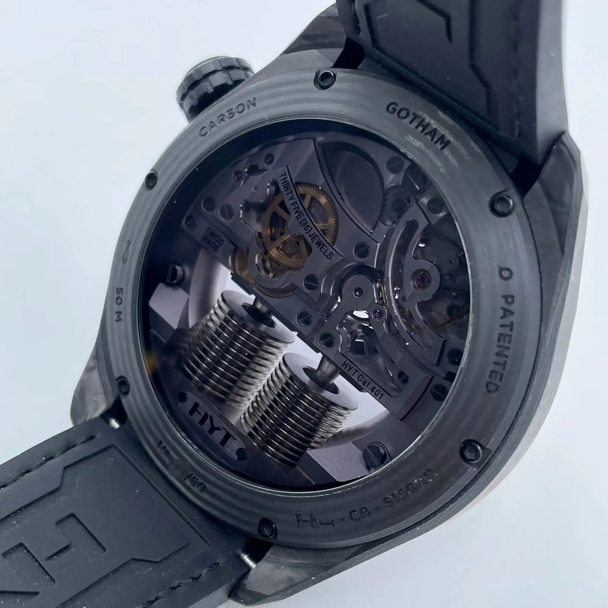 12th image of hyt  HYT H4 Gotham Wristwatch, Unworn condition