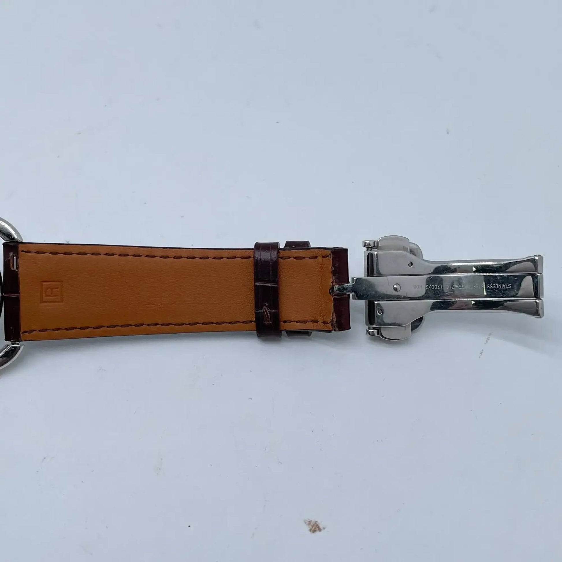 10th image of Hermes  Hermes Arceau Squelette Wristwatch, PreOwned condition