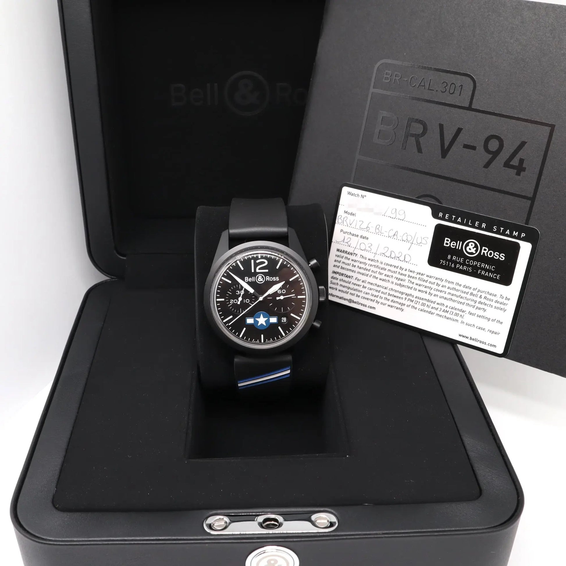 3rd image of Bell & Ross Bell & Ross WW1 Wristwatch, Unworn condition