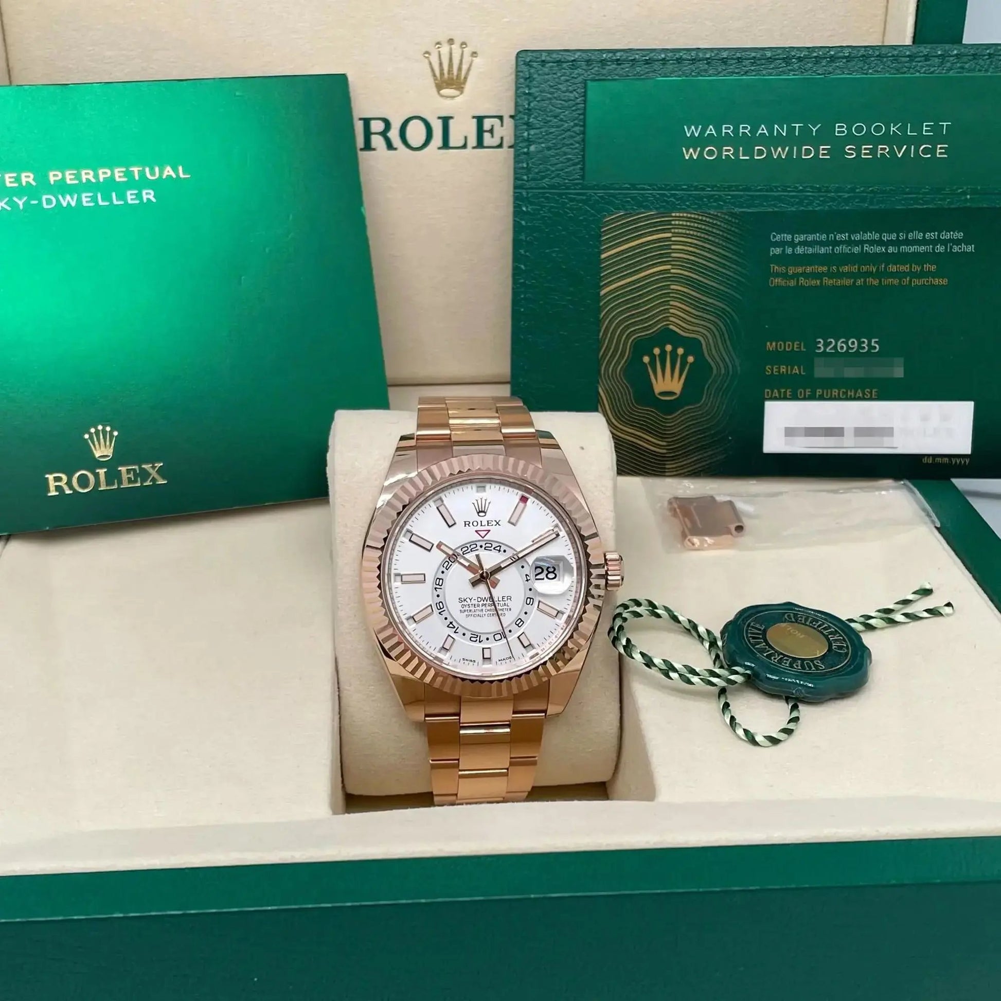 3rd image of Rolex Rolex Sky-Dweller 326935 Wristwatch, PreOwned condition