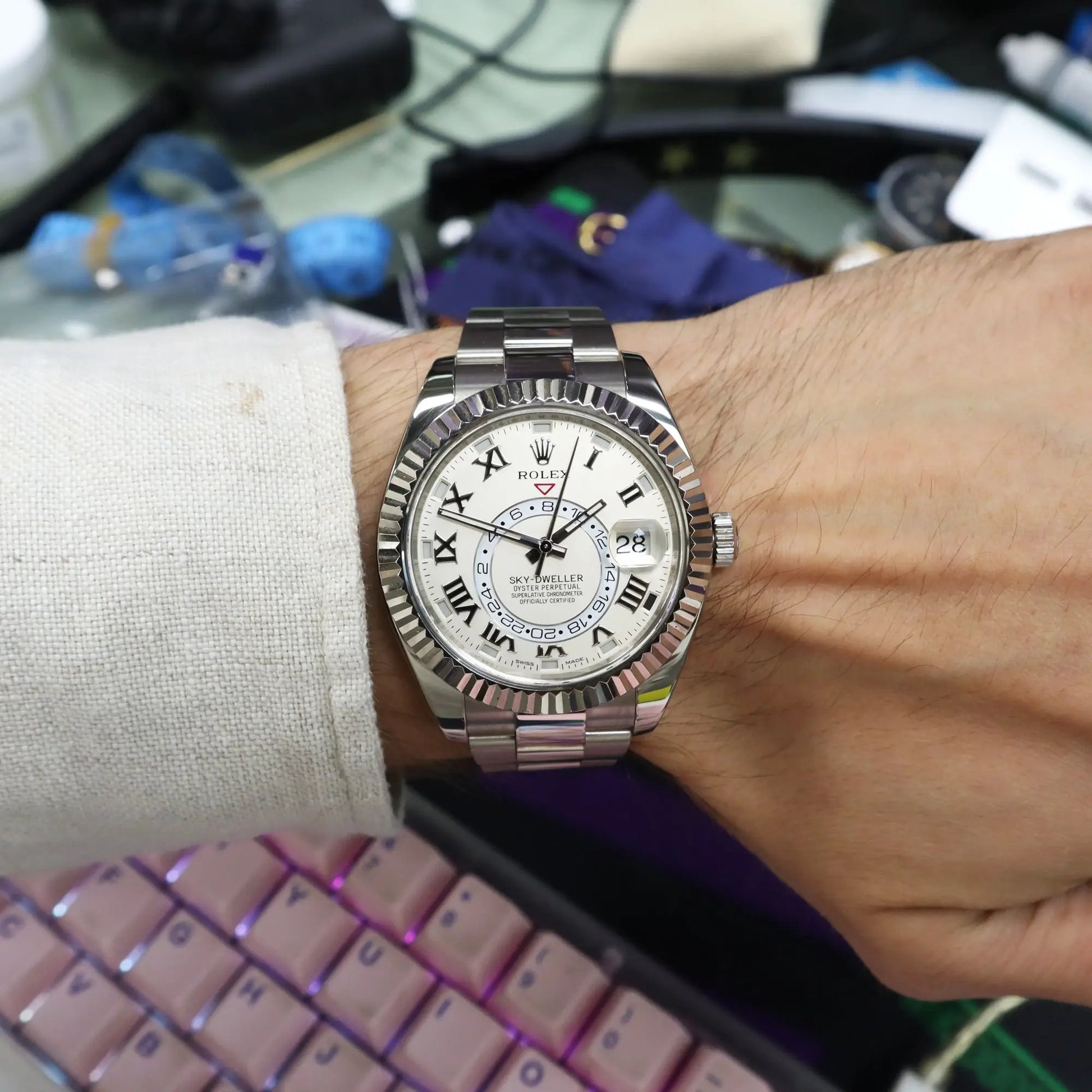 2nd image of Rolex Sky-Dweller Wristwatch, PreOwned condition