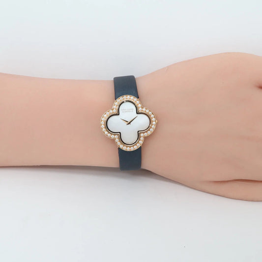 2nd image of Van Cleef & Arpels  Van Cleef & Arpel Alhambra Wristwatch, PreOwned condition