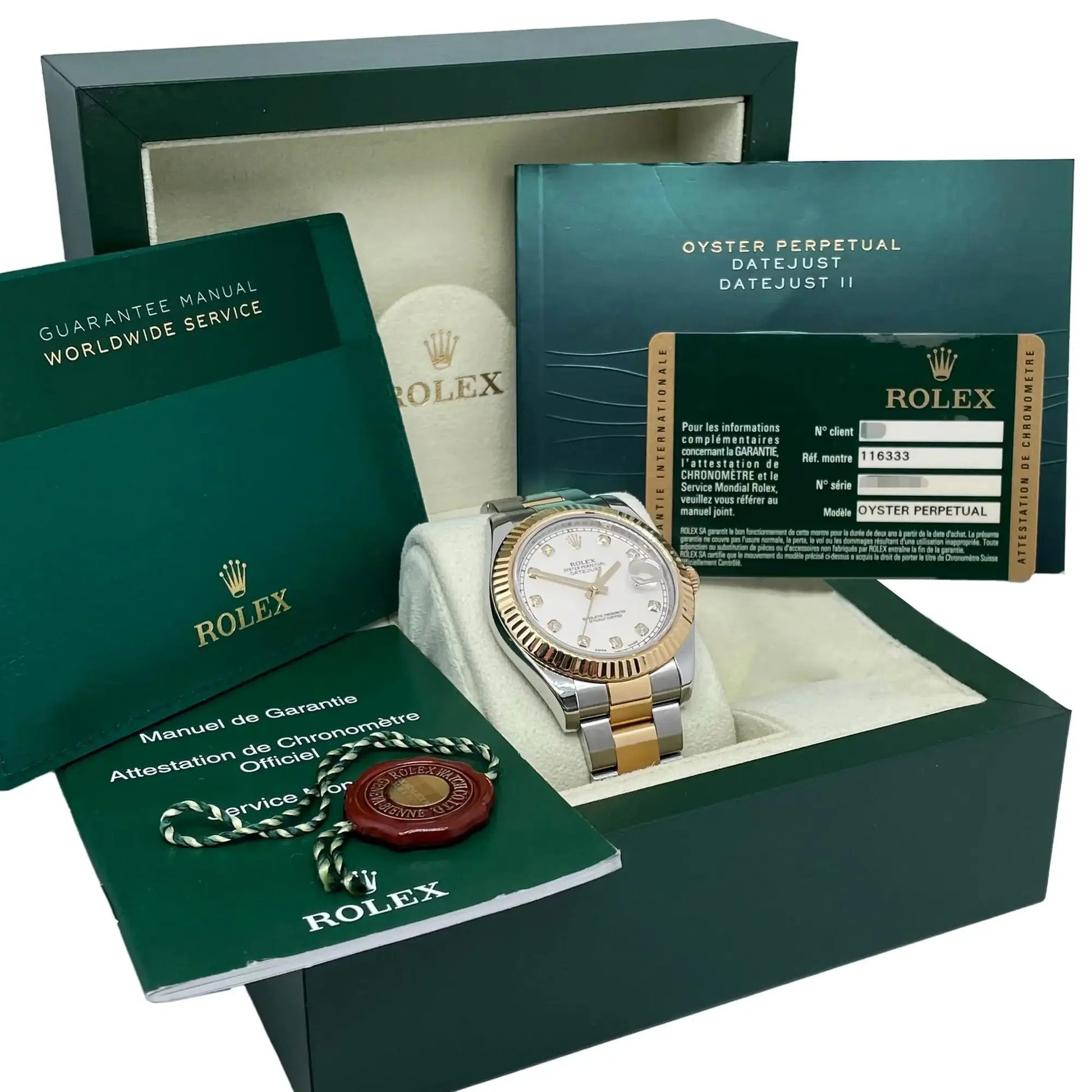 4th image of Rolex  Rolex Datejust 116333 Wristwatch, PreOwned condition