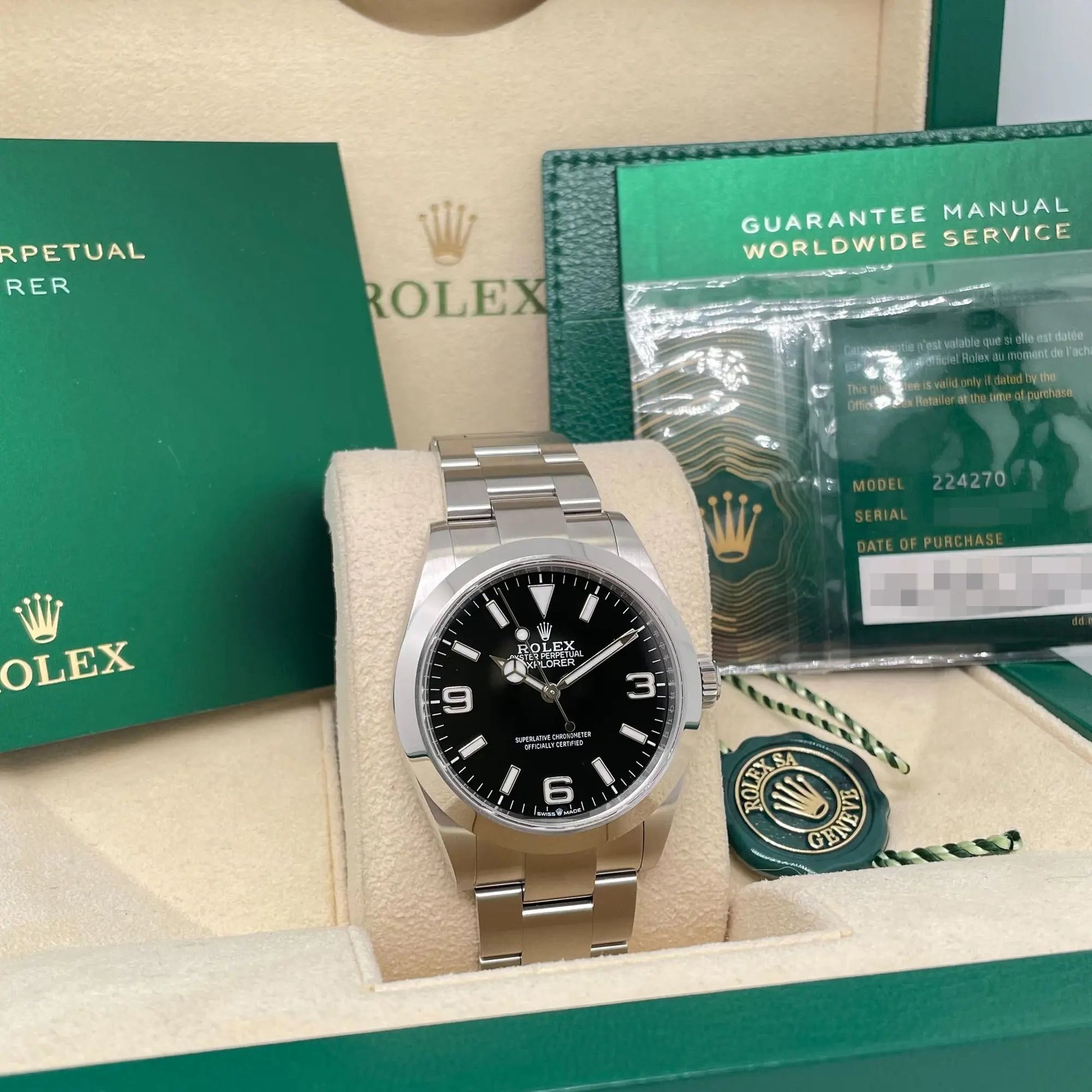 3rd image of Rolex Rolex Explorer 124270 Wristwatch, New condition