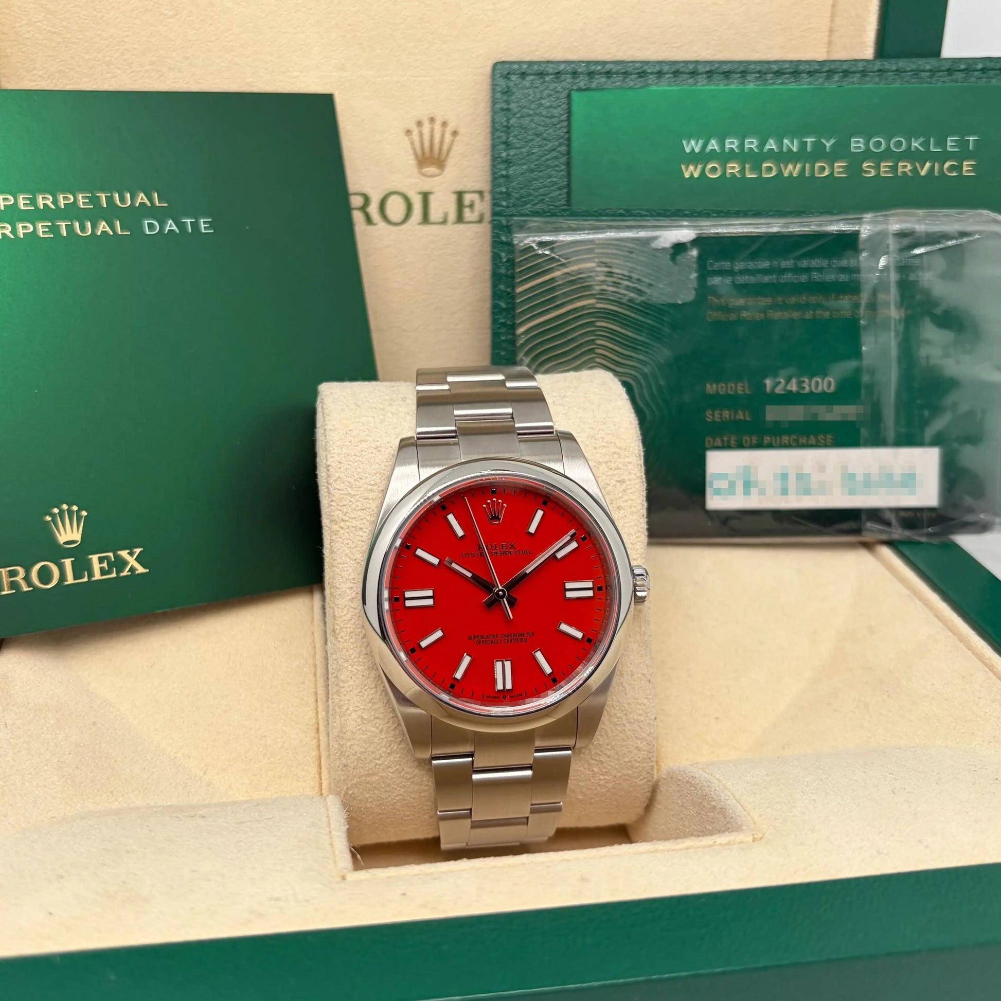 3rd image of Rolex Rolex Oyster Perpetual 124300 Wristwatch, PreOwned condition
