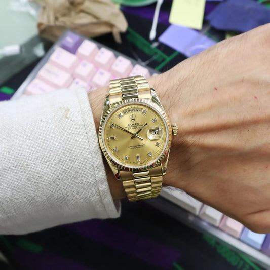 2nd image of Rolex Rolex Day-Date 18238 Wristwatch, PreOwned condition