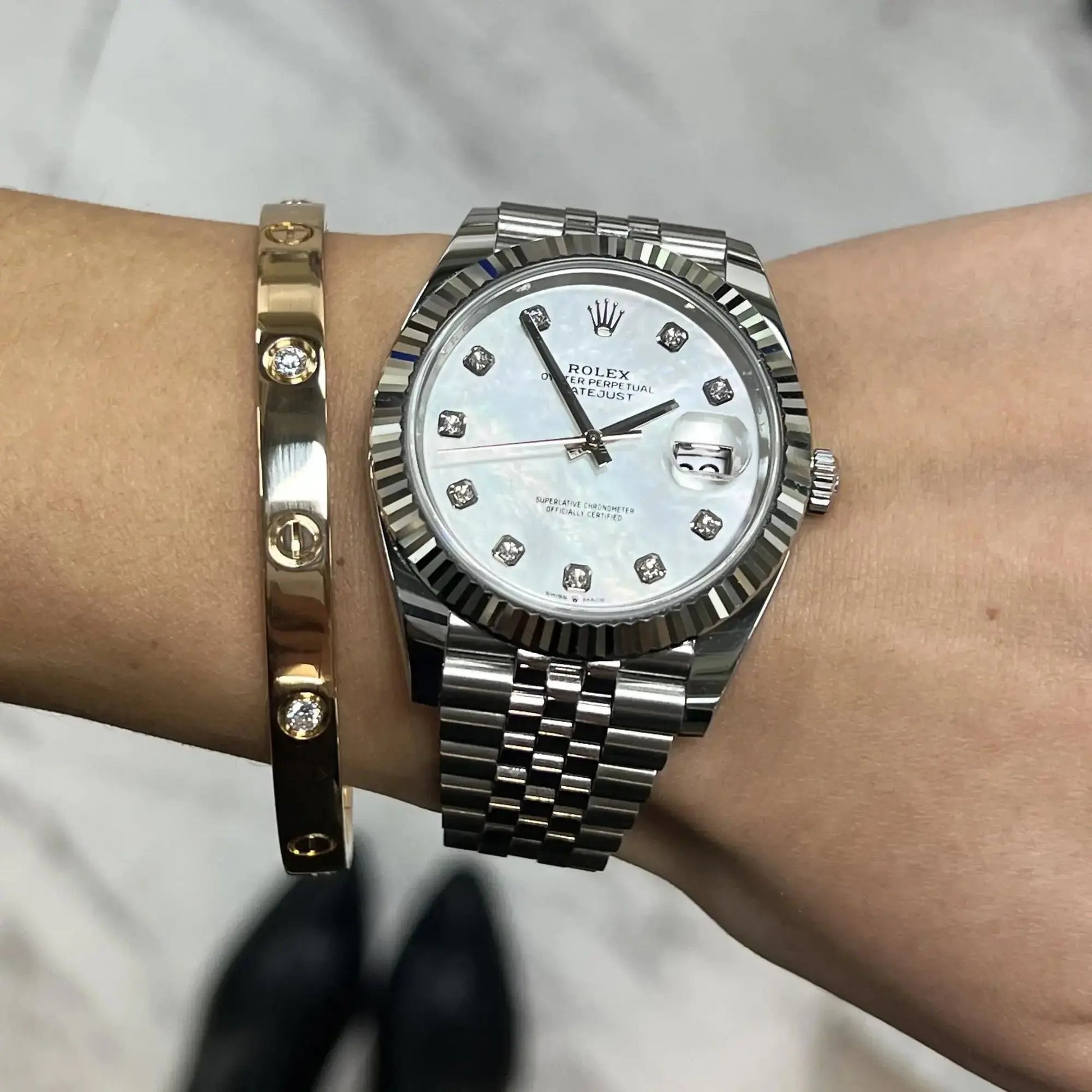 3rd image of Rolex Rolex Datejust 126334 Wristwatch, PreOwned condition