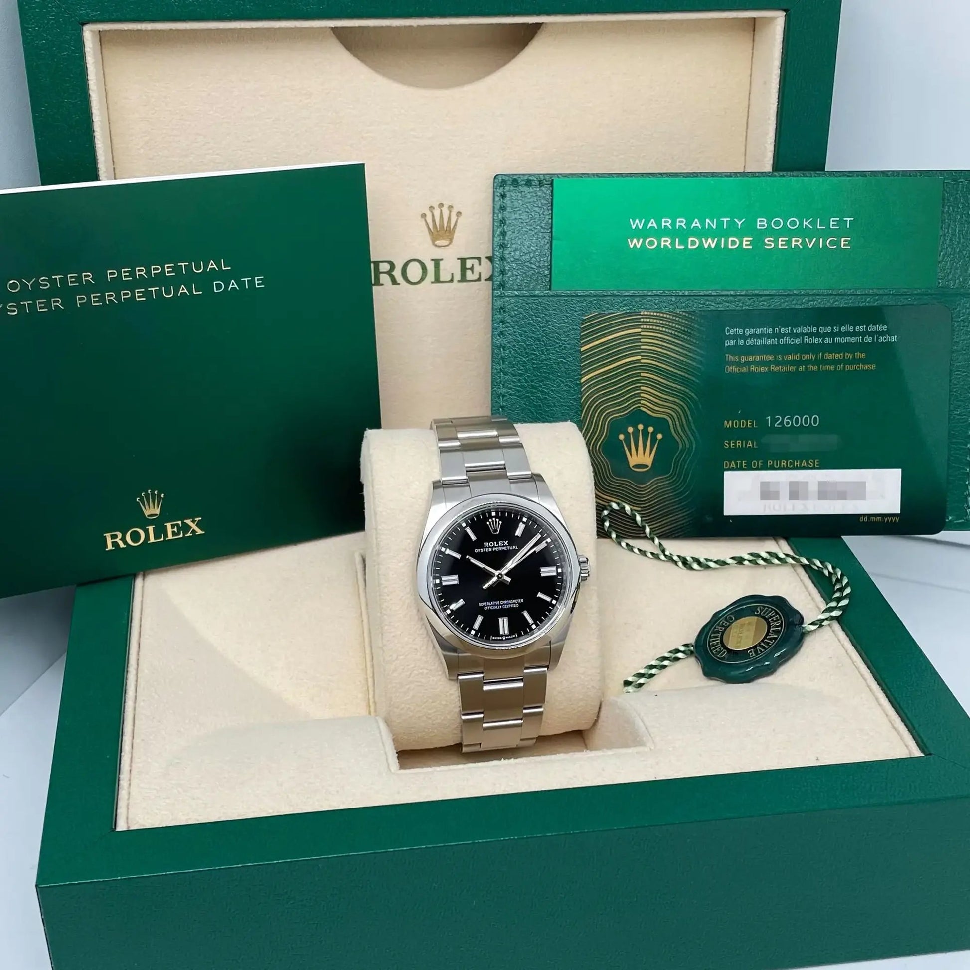 4th image of Rolex Rolex Oyster Perpetual Wristwatch, New condition