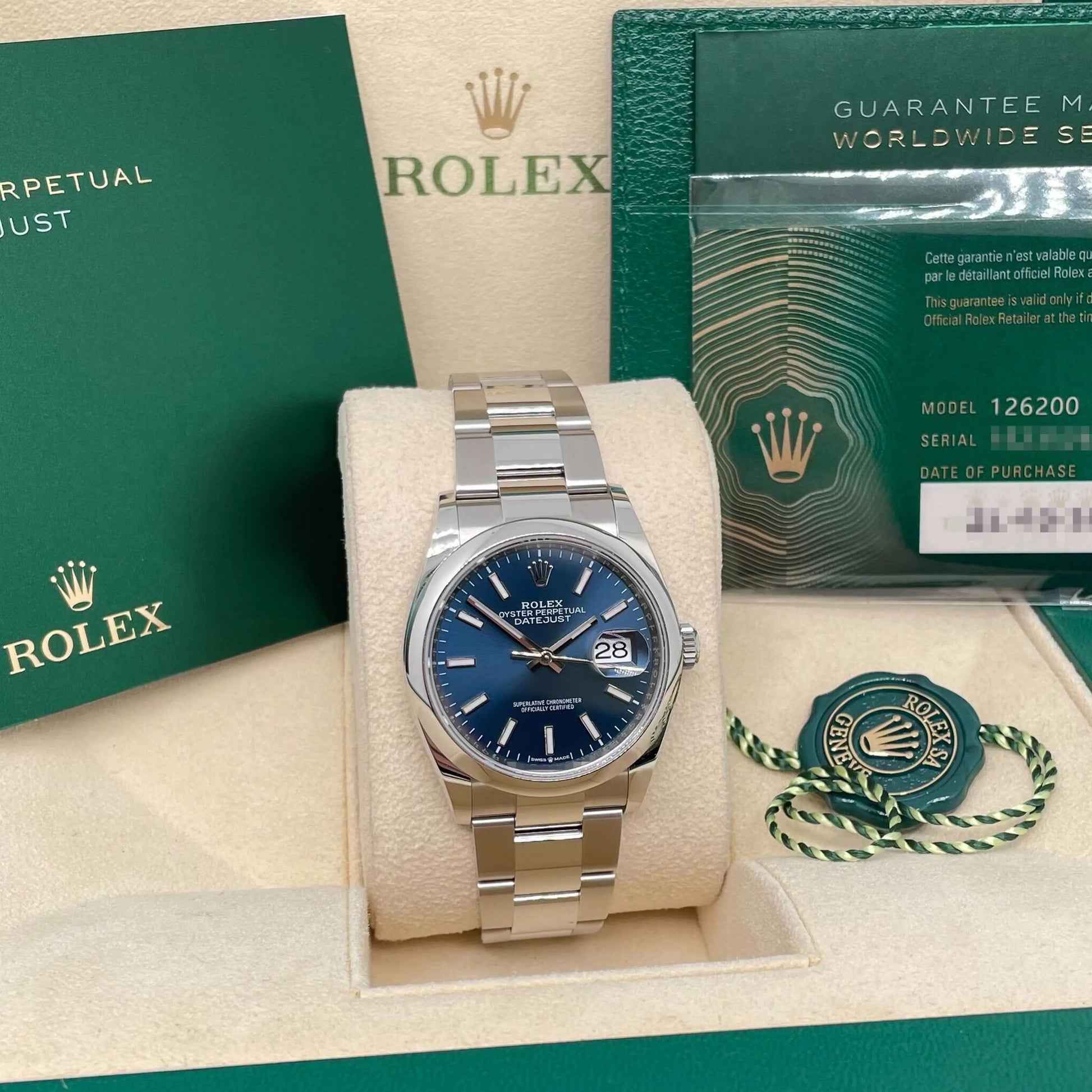 3rd image of Rolex Datejust  Wristwatch, New condition