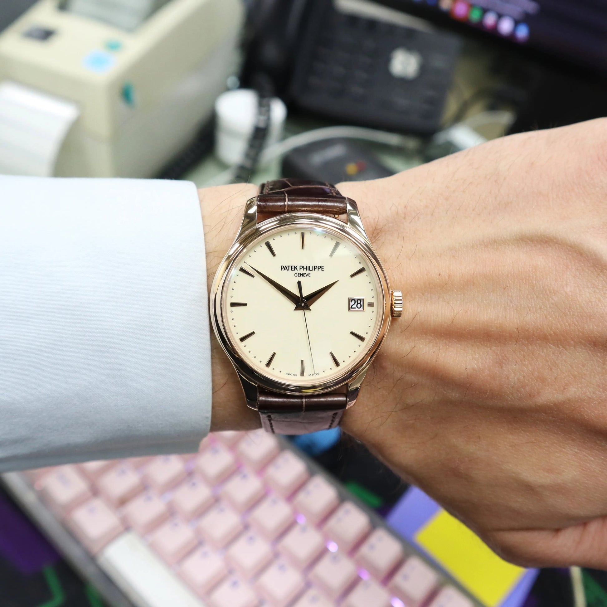 2nd image of Patek Philippe Patek Philippe Calatrava Wristwatch, PreOwned condition