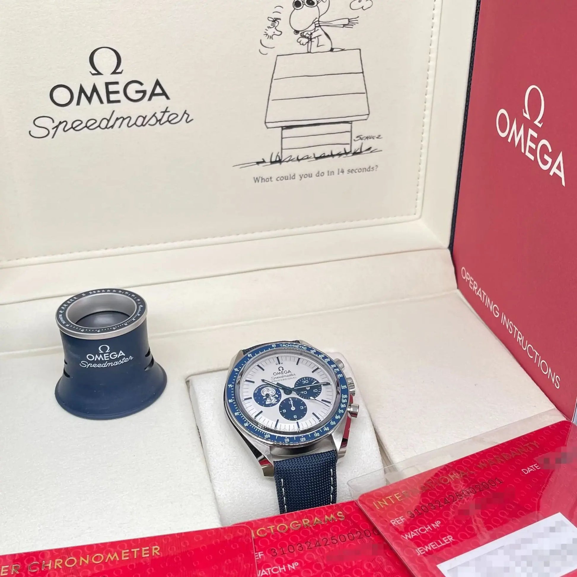 Speedmaster Anniversary Series Silver Snoopy Award Watch 310.32.42.50.02.001