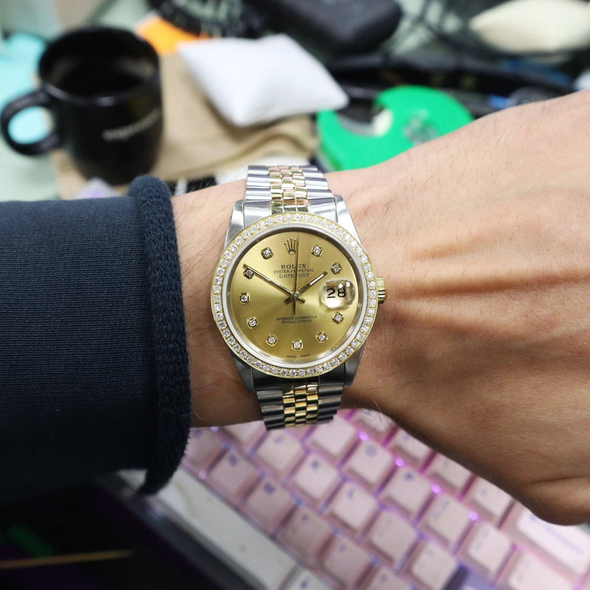 2nd image of Rolex Rolex Datejust Wristwatch, PreOwned condition