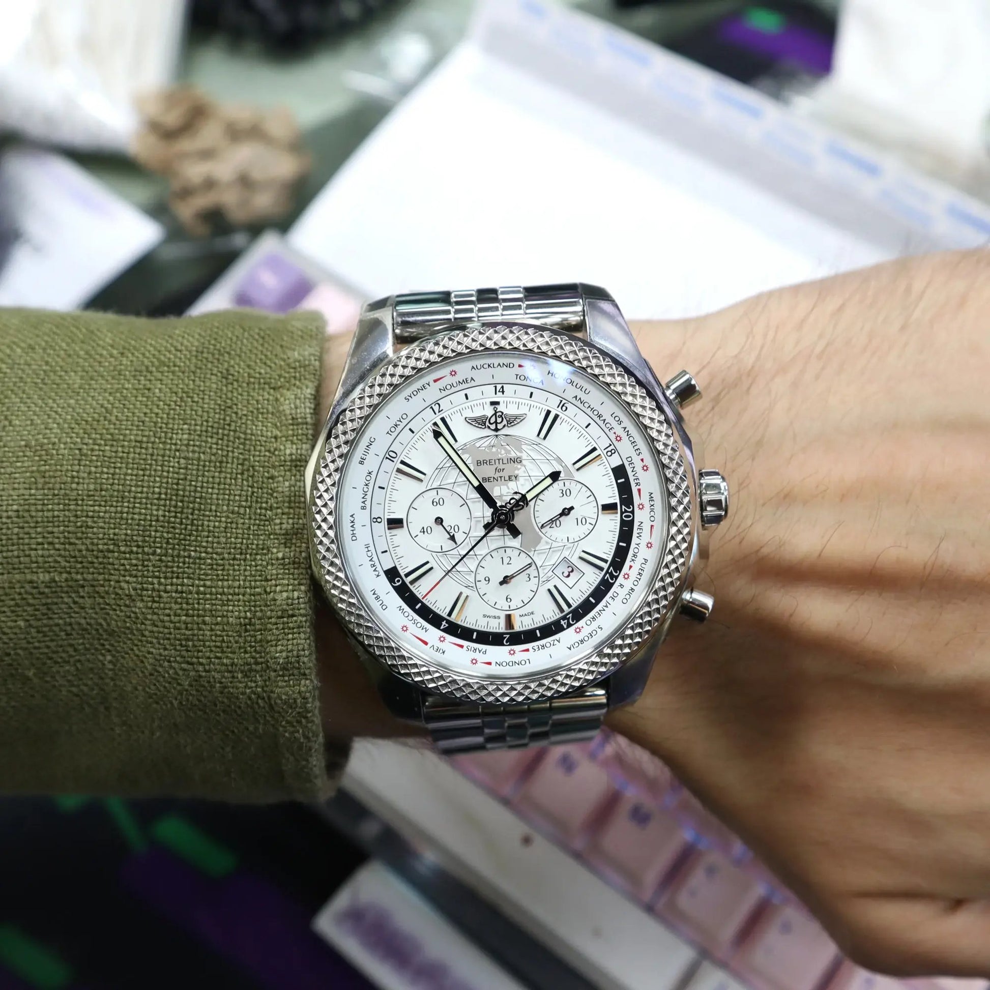 2nd image of Breitling Breitling Bentley  Wristwatch, Unworn condition