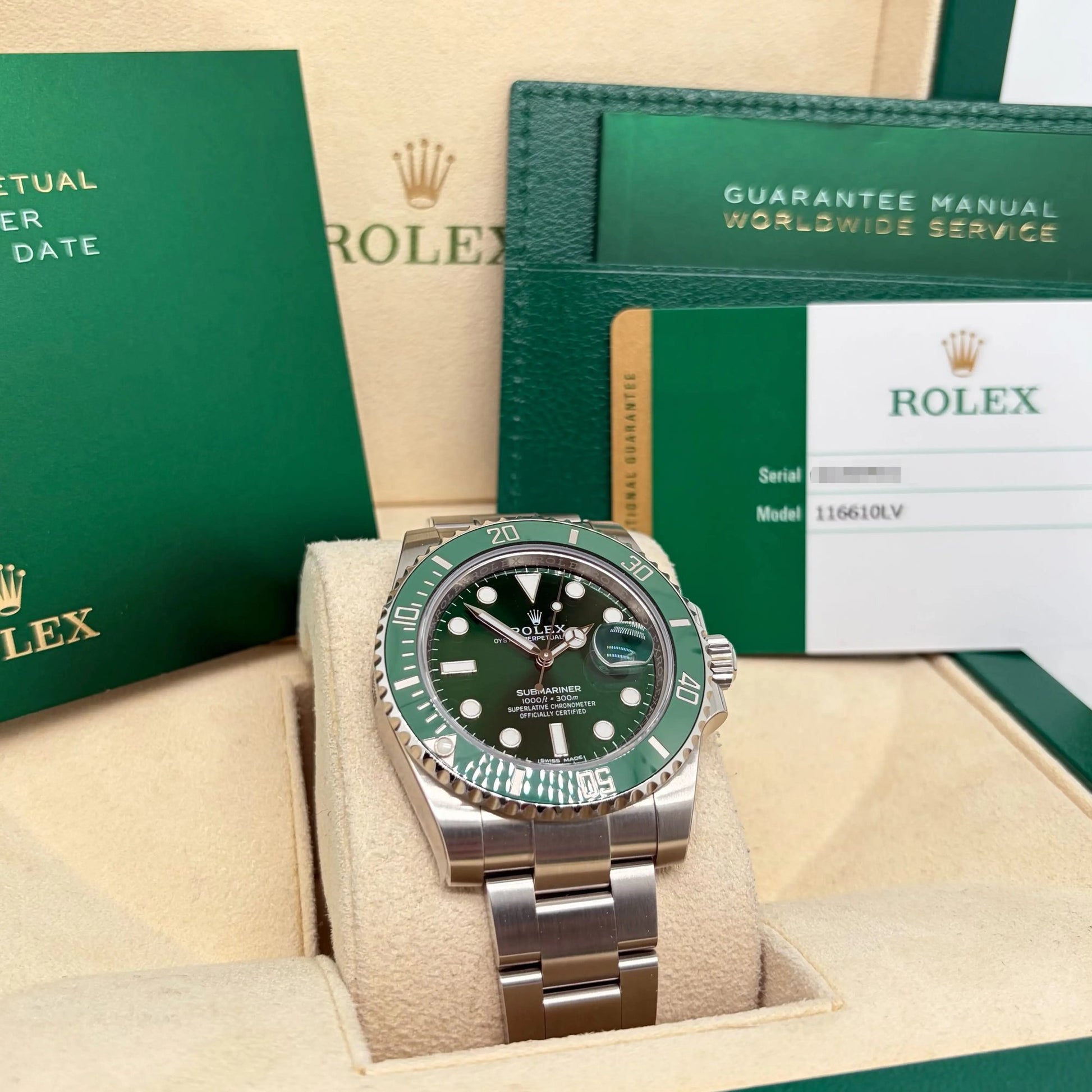 3rd image of Rolex Rolex Submariner 116610LV Wristwatch, Unworn condition