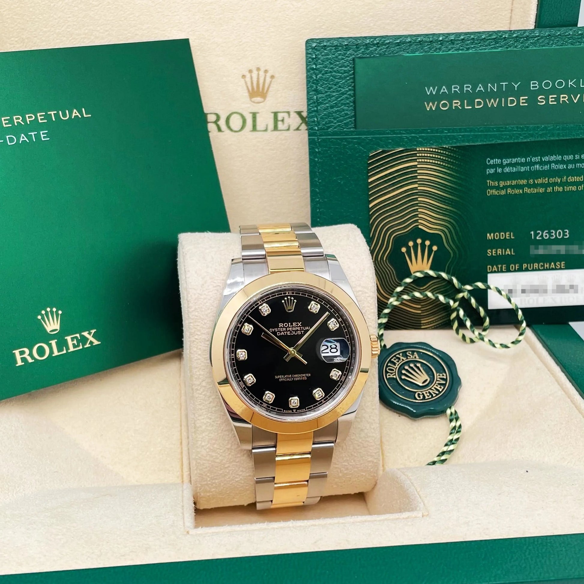 3rd image of Rolex Rolex Datejust 126303 Wristwatch, Unworn condition