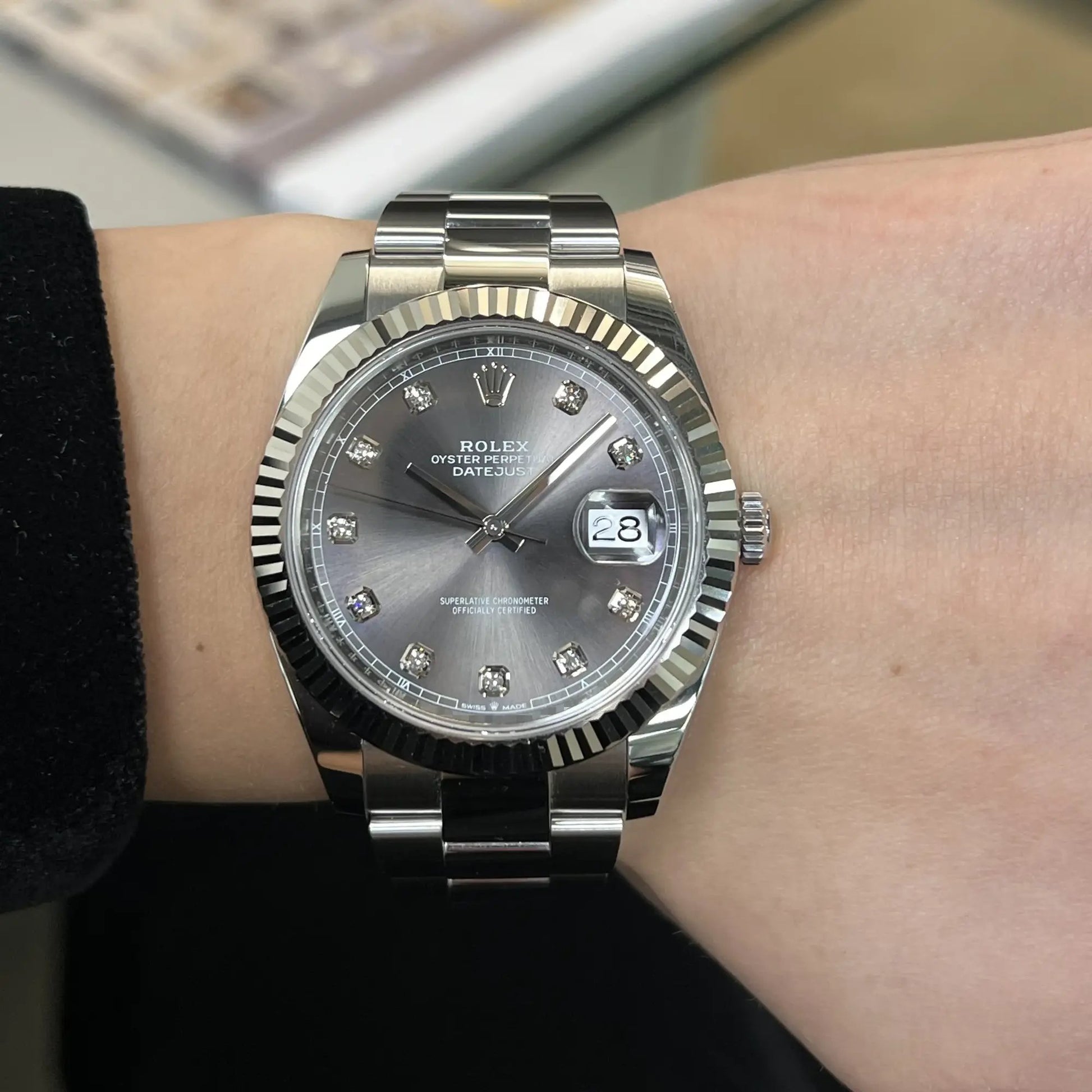 3rd image of Rolex Rolex Datejust 126334 Wristwatch, New condition