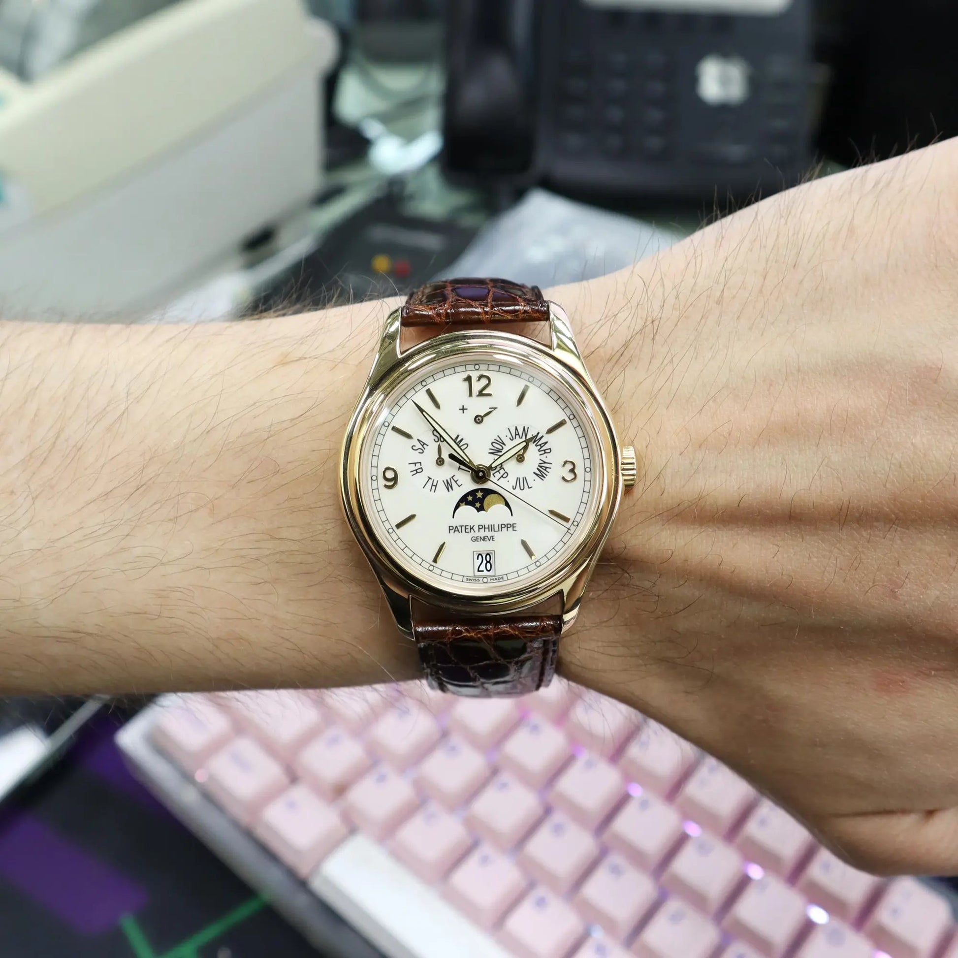 2nd image of Patek Philippe Patek Philippe Complications Wristwatch, PreOwned condition