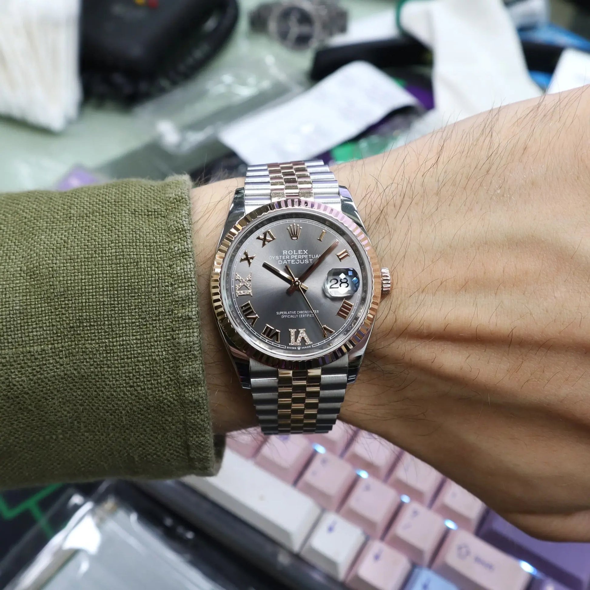 2nd image of Rolex Datejust Wristwatch, PreOwned condition
