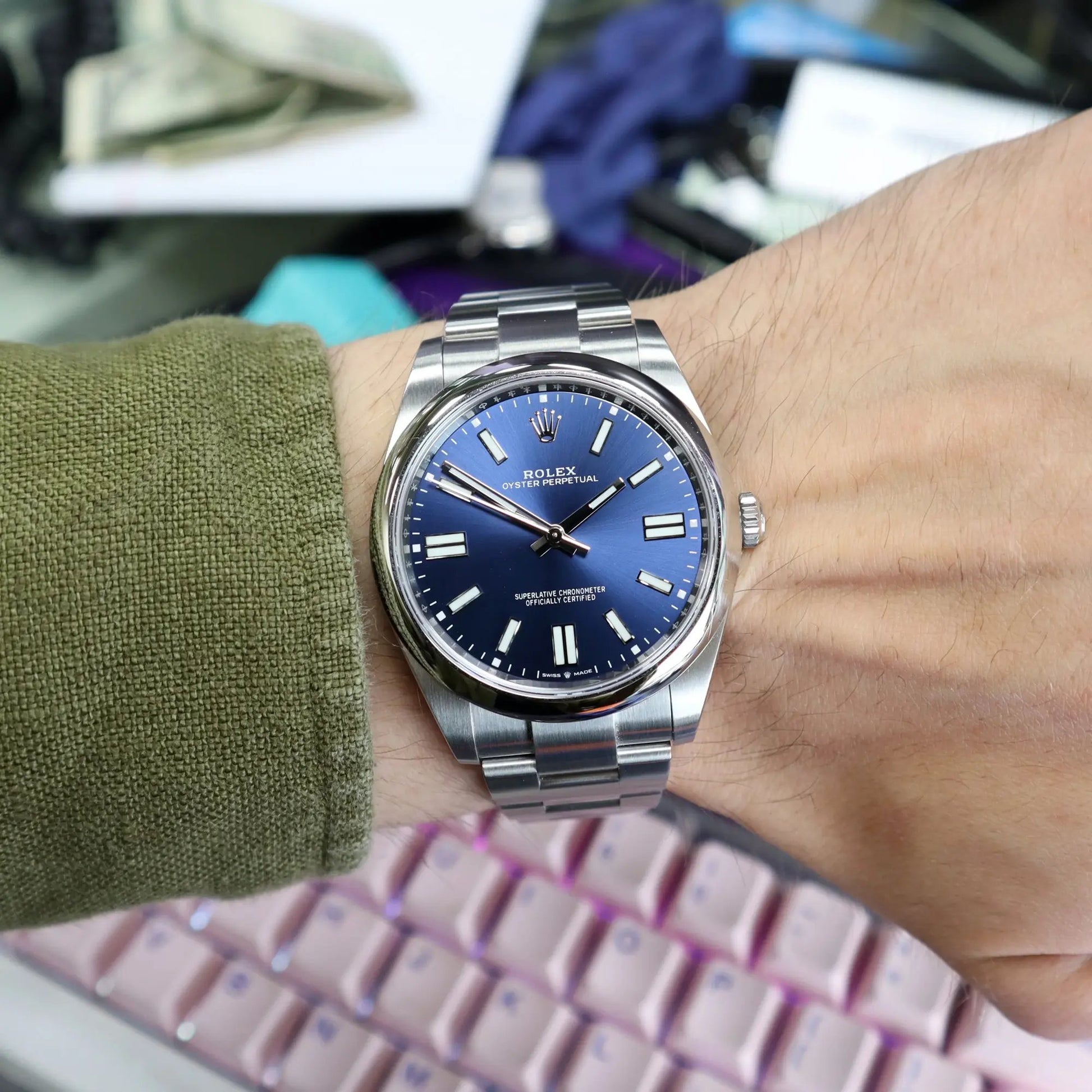 2nd image of Rolex Rolex Oyster Perpetual  Wristwatch, New condition
