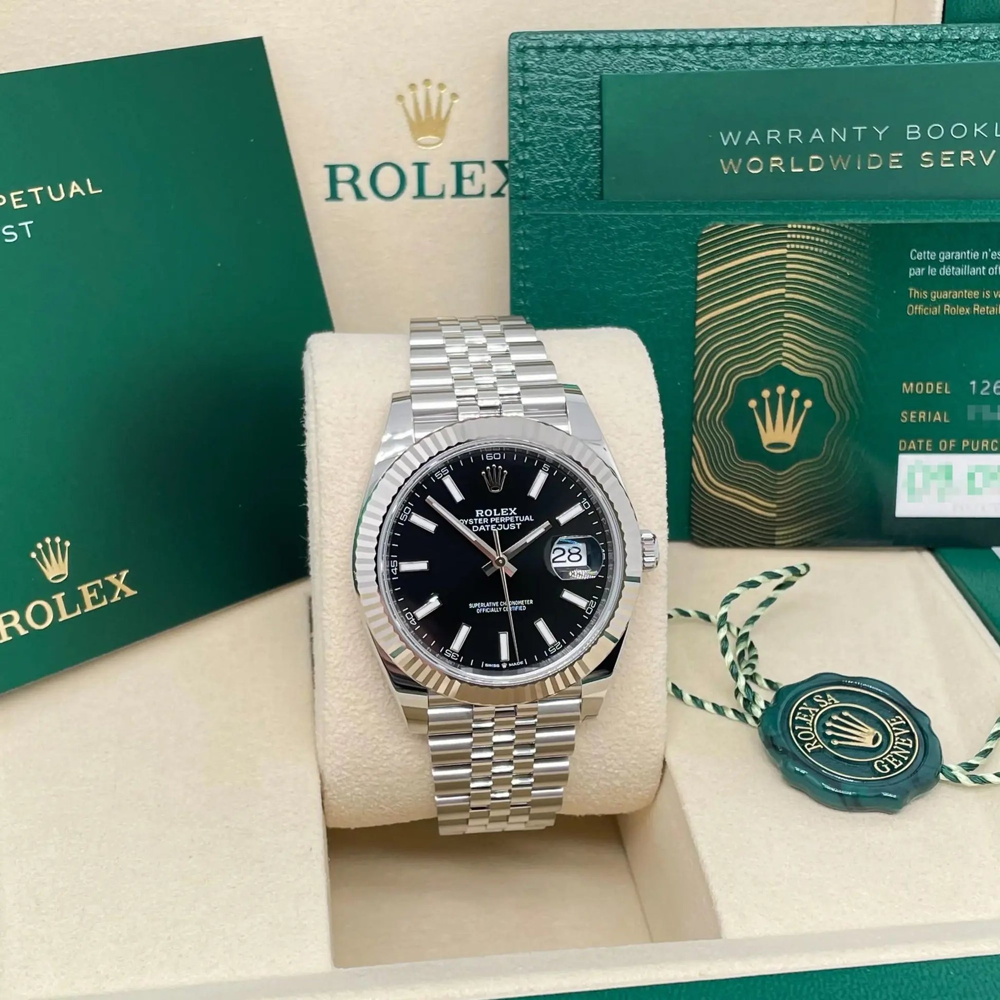 3rd image of Rolex Rolex Datejust 126334 Wristwatch, New condition