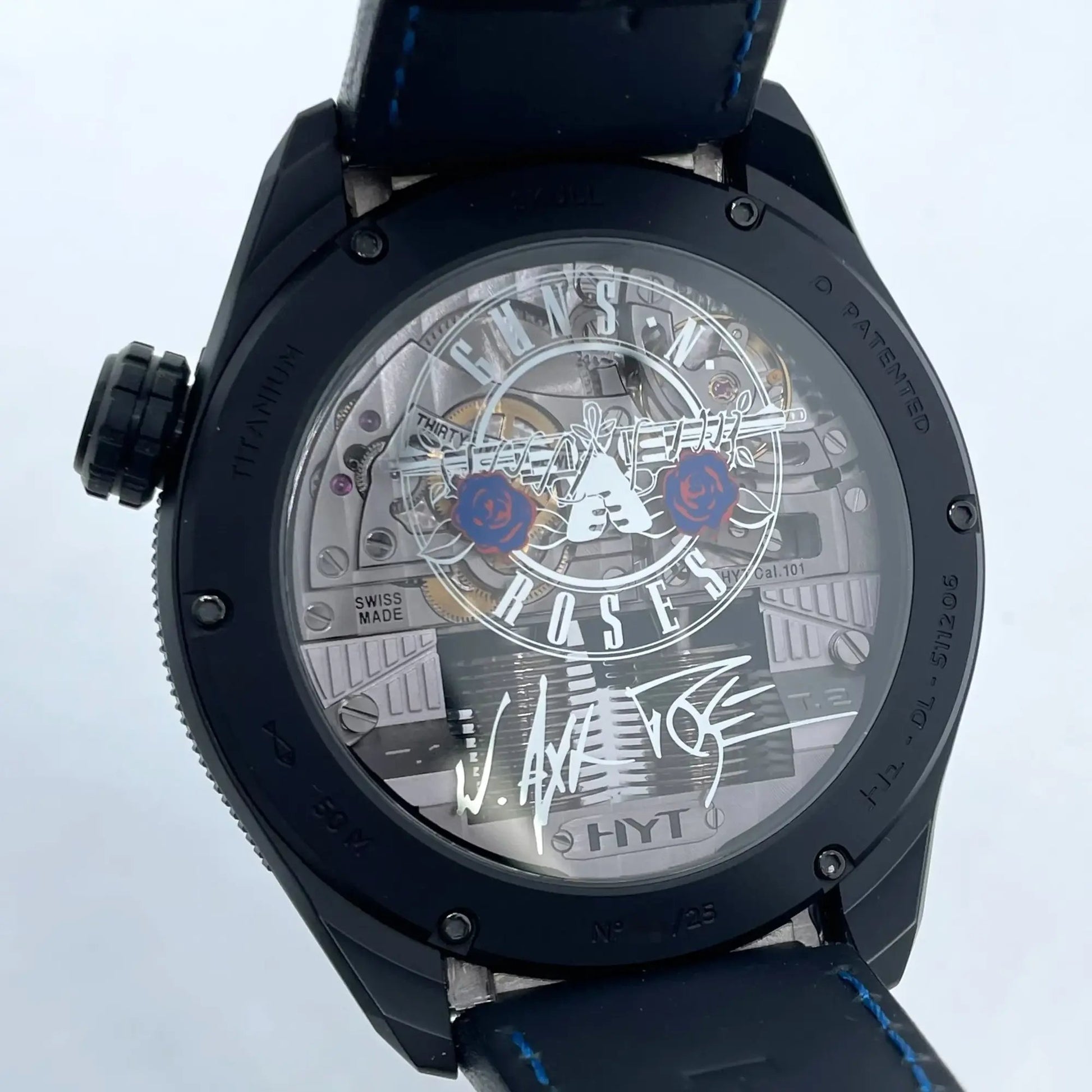 12th image of HYT  HYT Skull Axl Guns N Roses Wristwatch, PreOwned condition