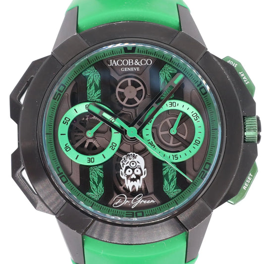 1st image of JACOB & Co. Epic X Chrono Collection Dr. Green Wristwatch, PreOwned condition