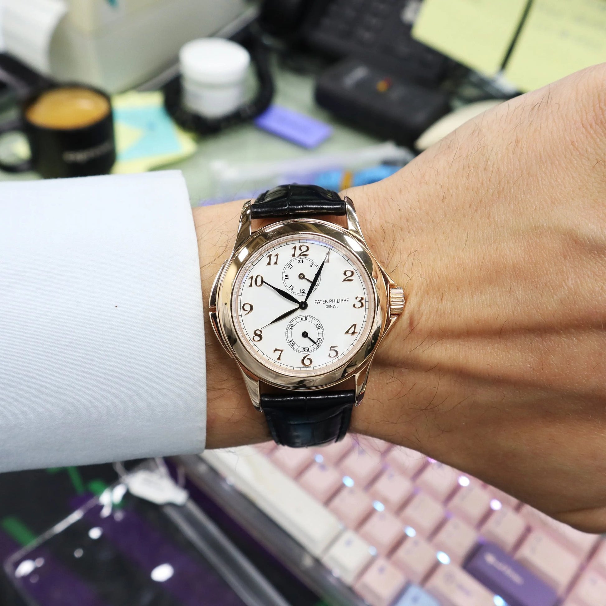 2nd image of Patek Philippe Travel Time Wristwatch, PreOwned condition