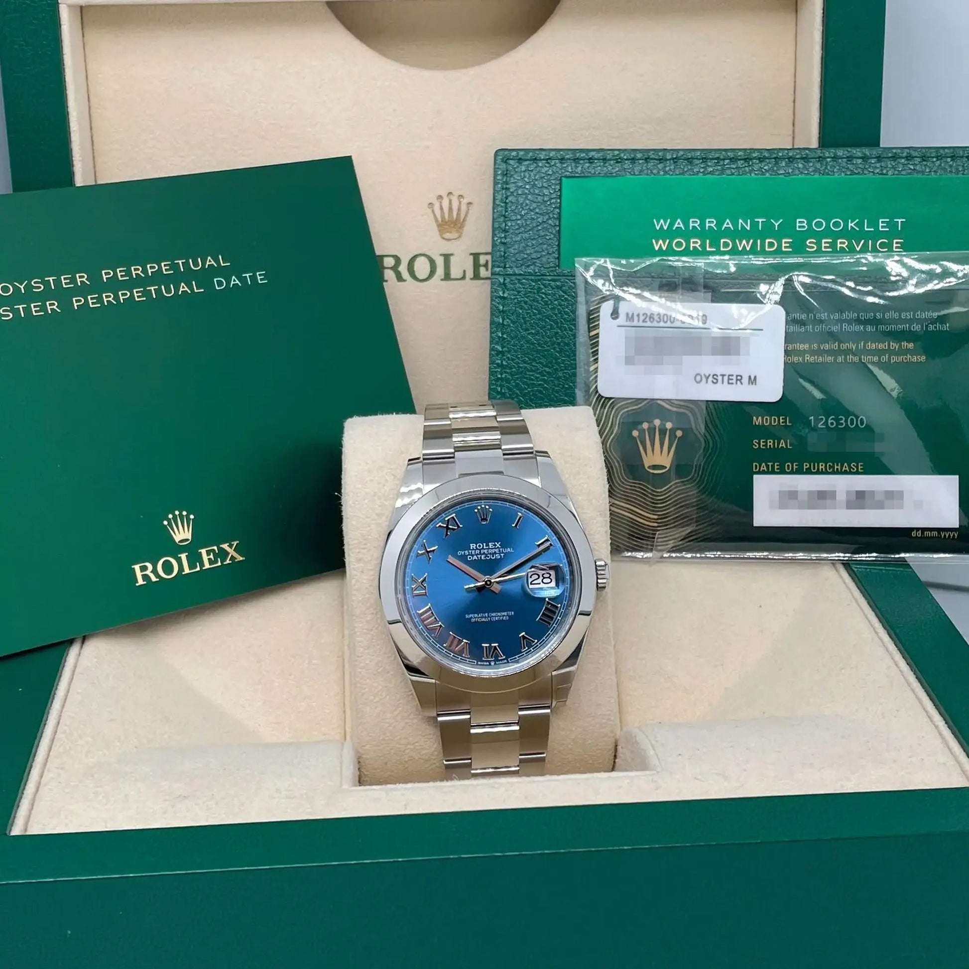3rd image of Rolex Rolex Datejust 126300 Wristwatch, New condition