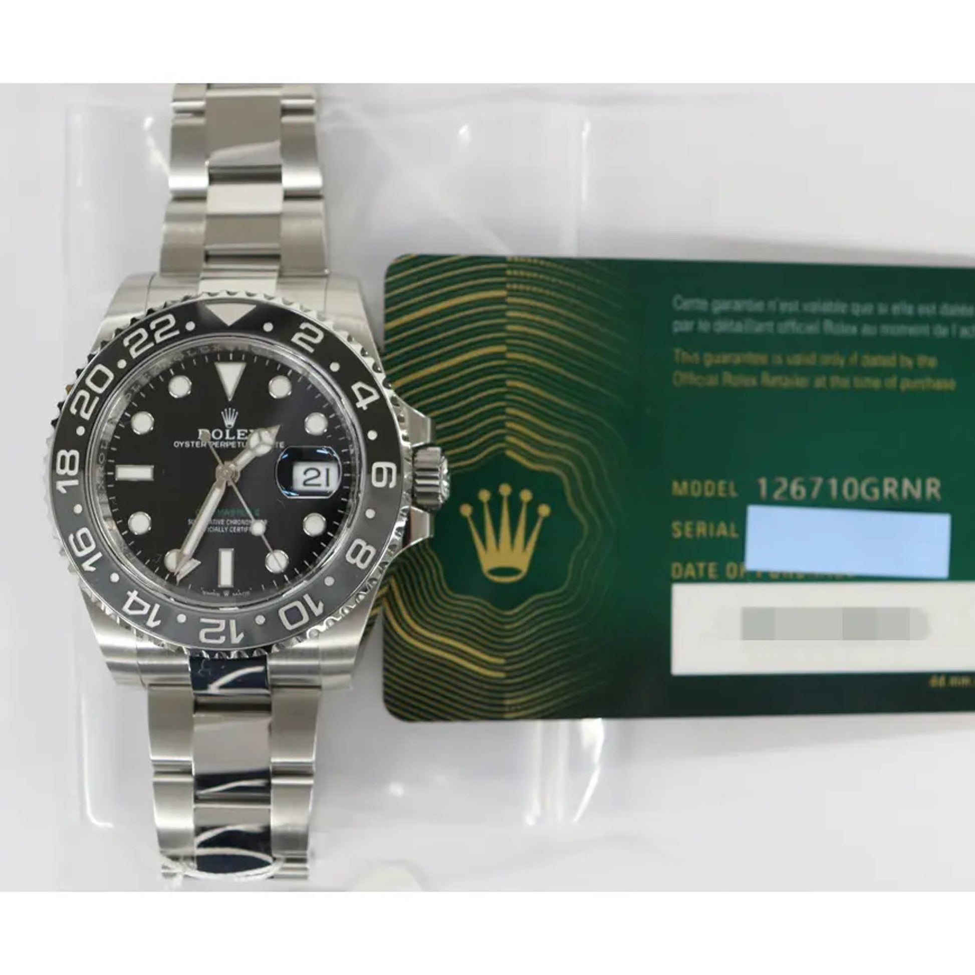 2nd image of Rolex Rolex GMT-Master II 126710 Wristwatch, New condition