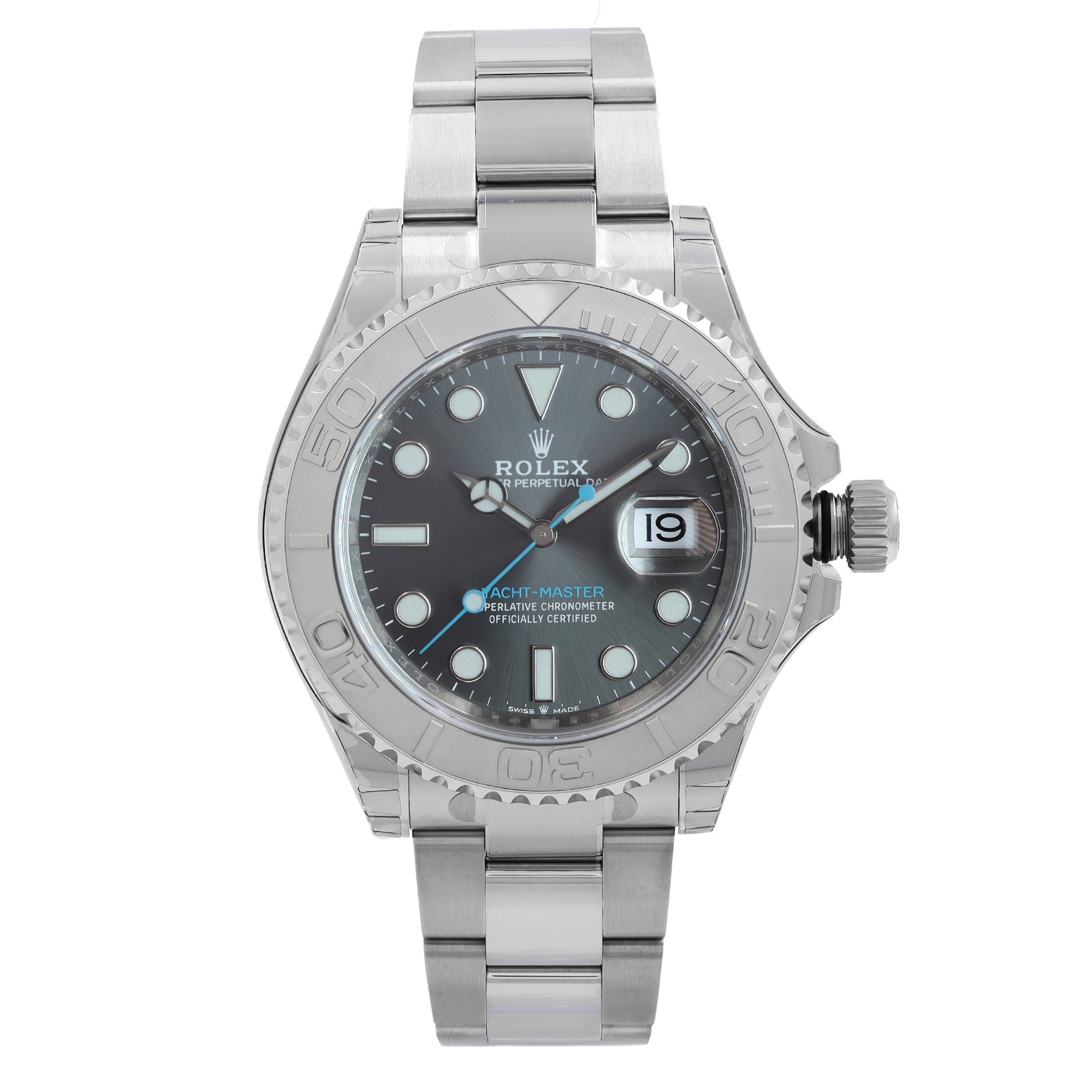 Front Full View Of Rolex 126622 Stainless Steel Watch New Condition