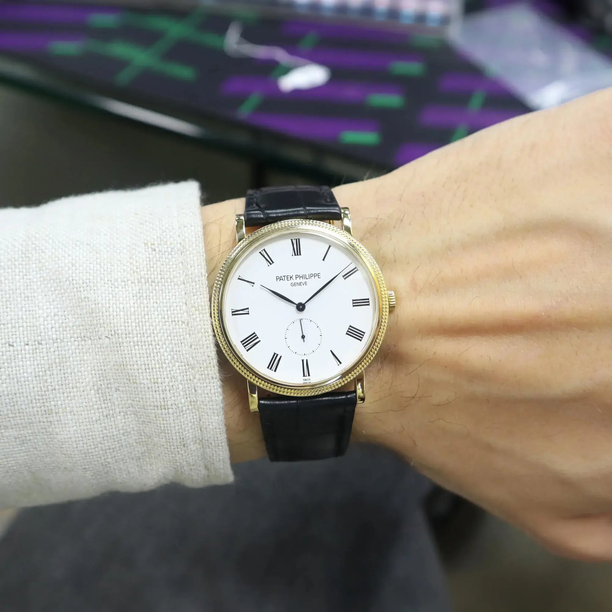 2nd image of Patek Philippe Patek Philippe Calatrava Wristwatch, PreOwned condition