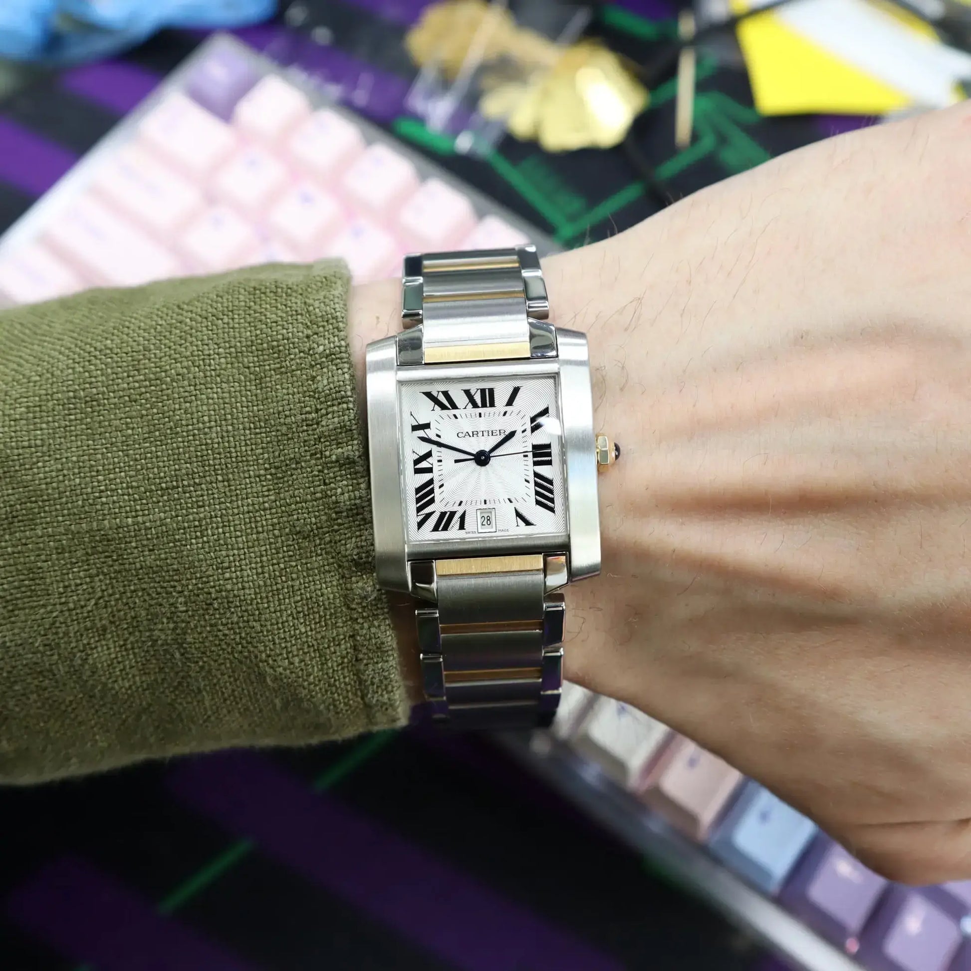 2nd image of Cartier  Cartier Tank Francaise Wristwatch, PreOwned condition
