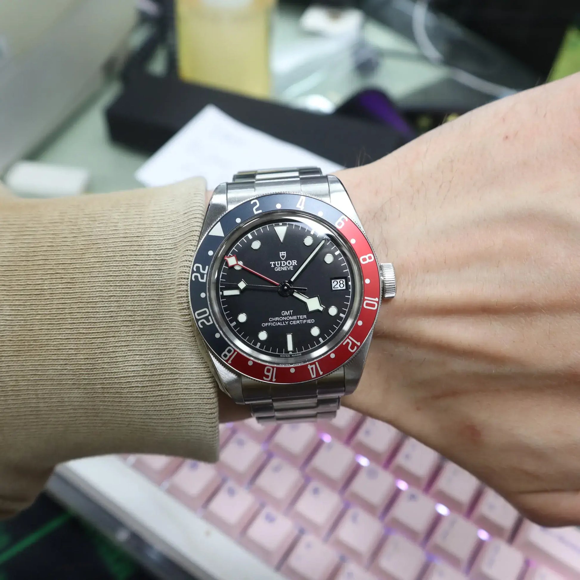 2nd image of TUDOR Tudor Heritage Black Bay Wristwatch, PreOwned condition