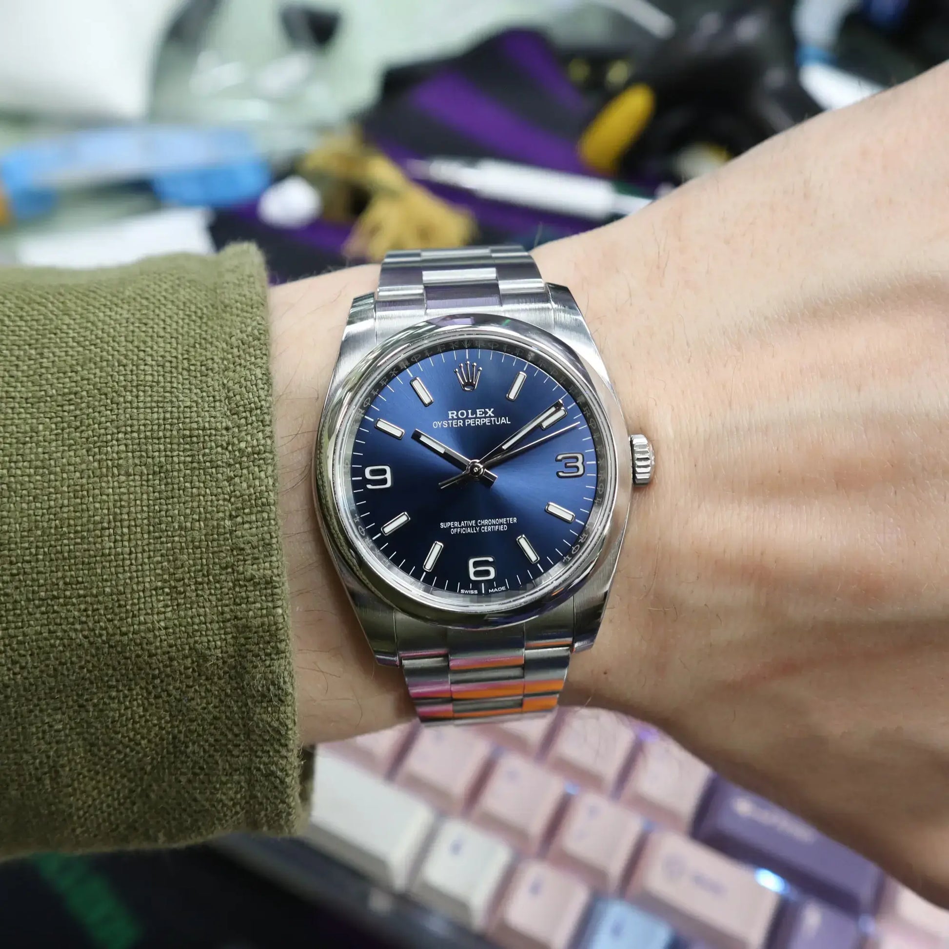 2nd image of Rolex Oyster Perpetual  Wristwatch, PreOwned condition
