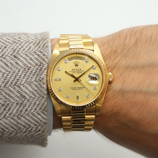 2nd image of Rolex Rolex Day-Date 18038 Wristwatch, PreOwned condition