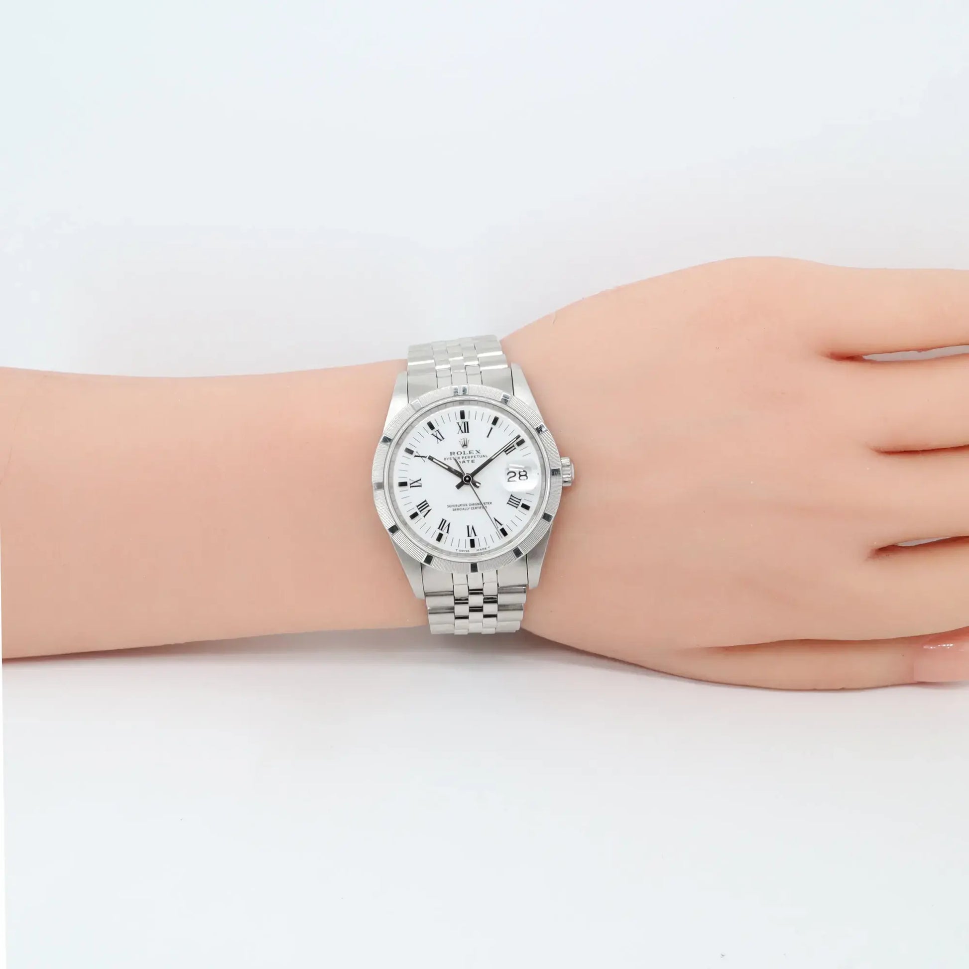 3rd image of Rolex Rolex Date 15210 Wristwatch, PreOwned condition