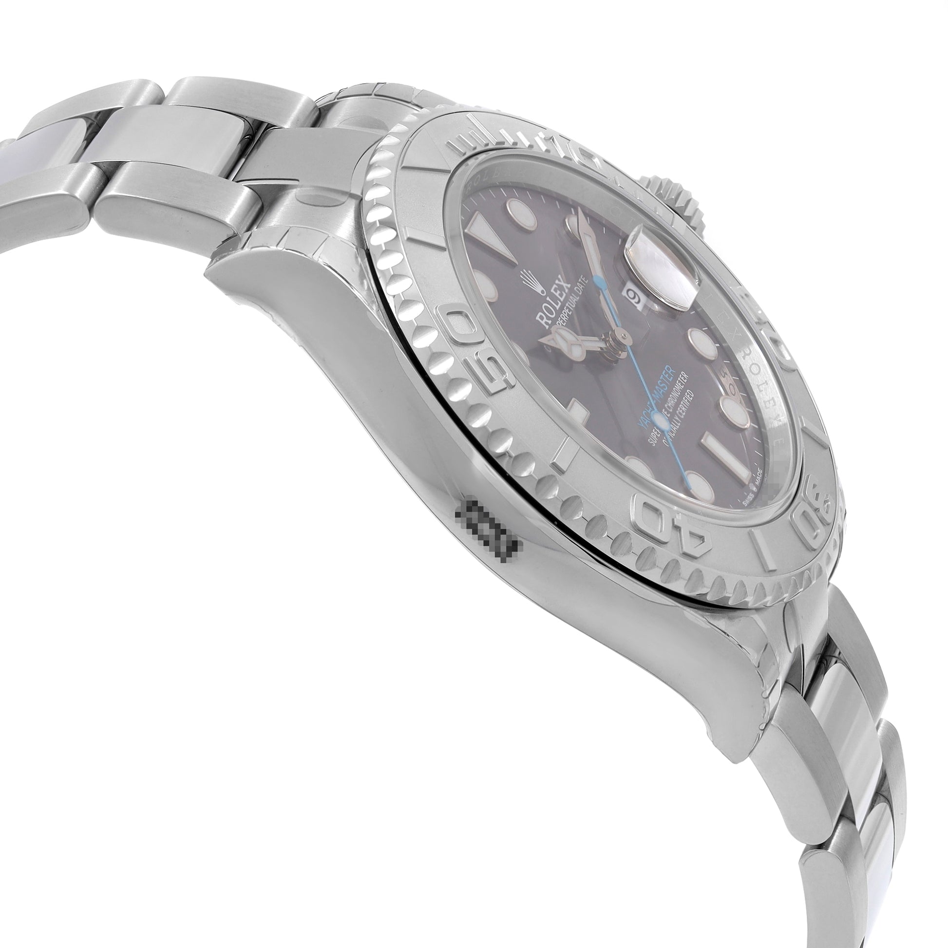 View Of Opposite Crown Facing Side Of Rolex 126622 Stainless Steel Watch New Condition